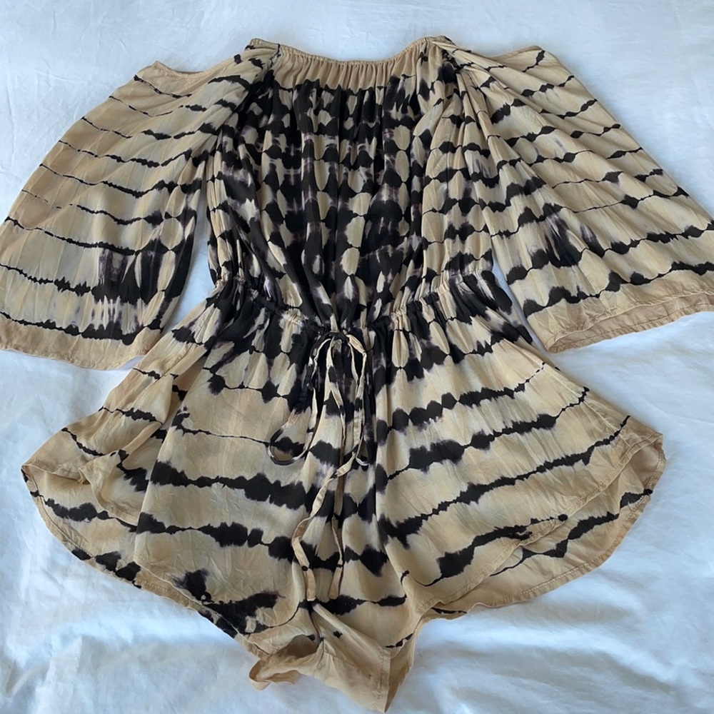 Elan Tie Dye Romper NWOT